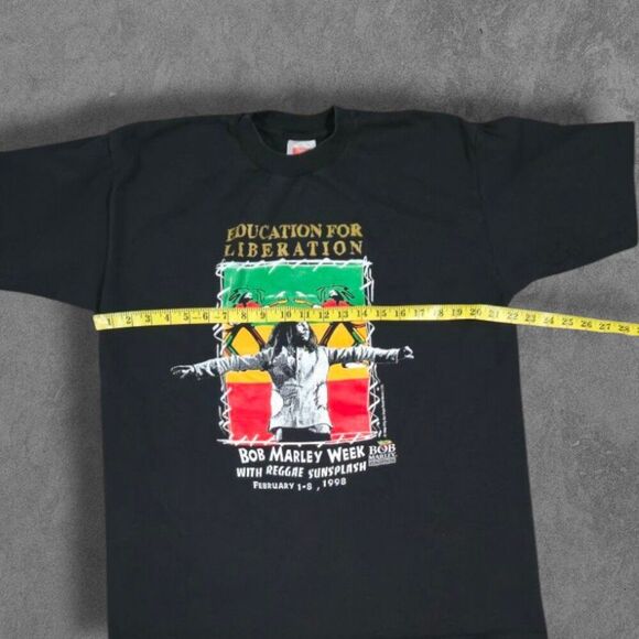 Vintage Bob Marley Single Stitch Education For Liberation Sun Island Shi… - Picture 4 of 7